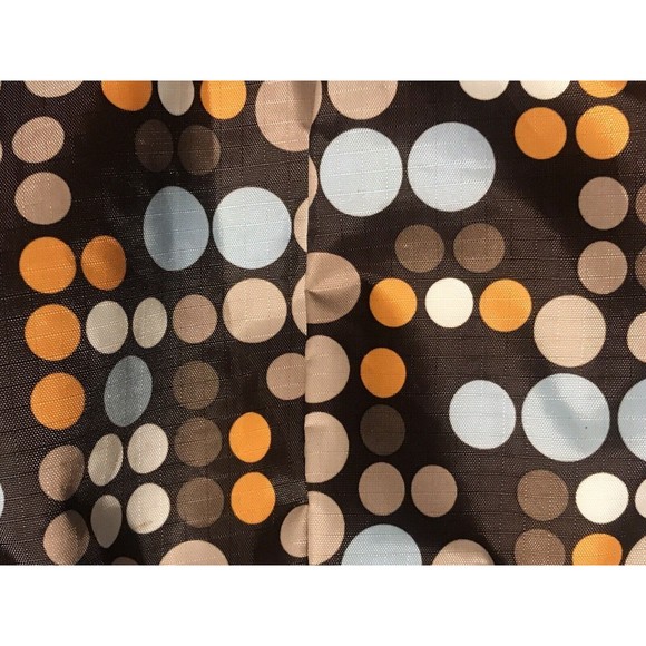 Penelope Ann Fill Her Up backpack brown multicolor polka dot adjustable straps - Picture 6 of 7